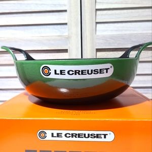 Le Creuset 3qt Balti Dish Emerald New in box. Christmas Sale!